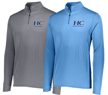 33. HC Wicking Fleece Youth, Ladies and Adult Solid 1/4 zip
